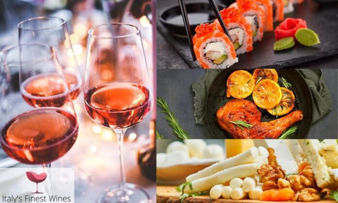 abbinamento vino rosato cibo